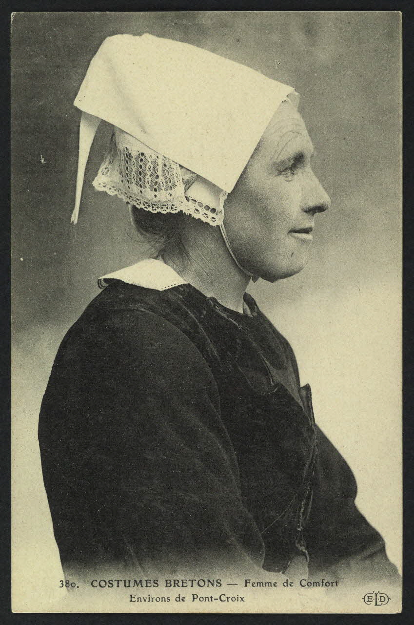 carte postale FEMME DE CONFORT, ENVIRONS DE PONT-CROIX 4P903 Photo