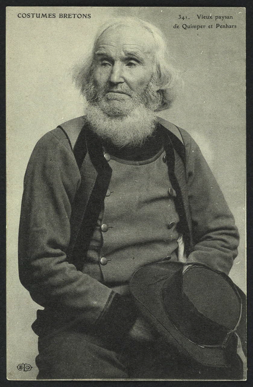 carte postale VIEUX PAYSAN DE QUIMPER ET PENHARS 4P910 Photo
