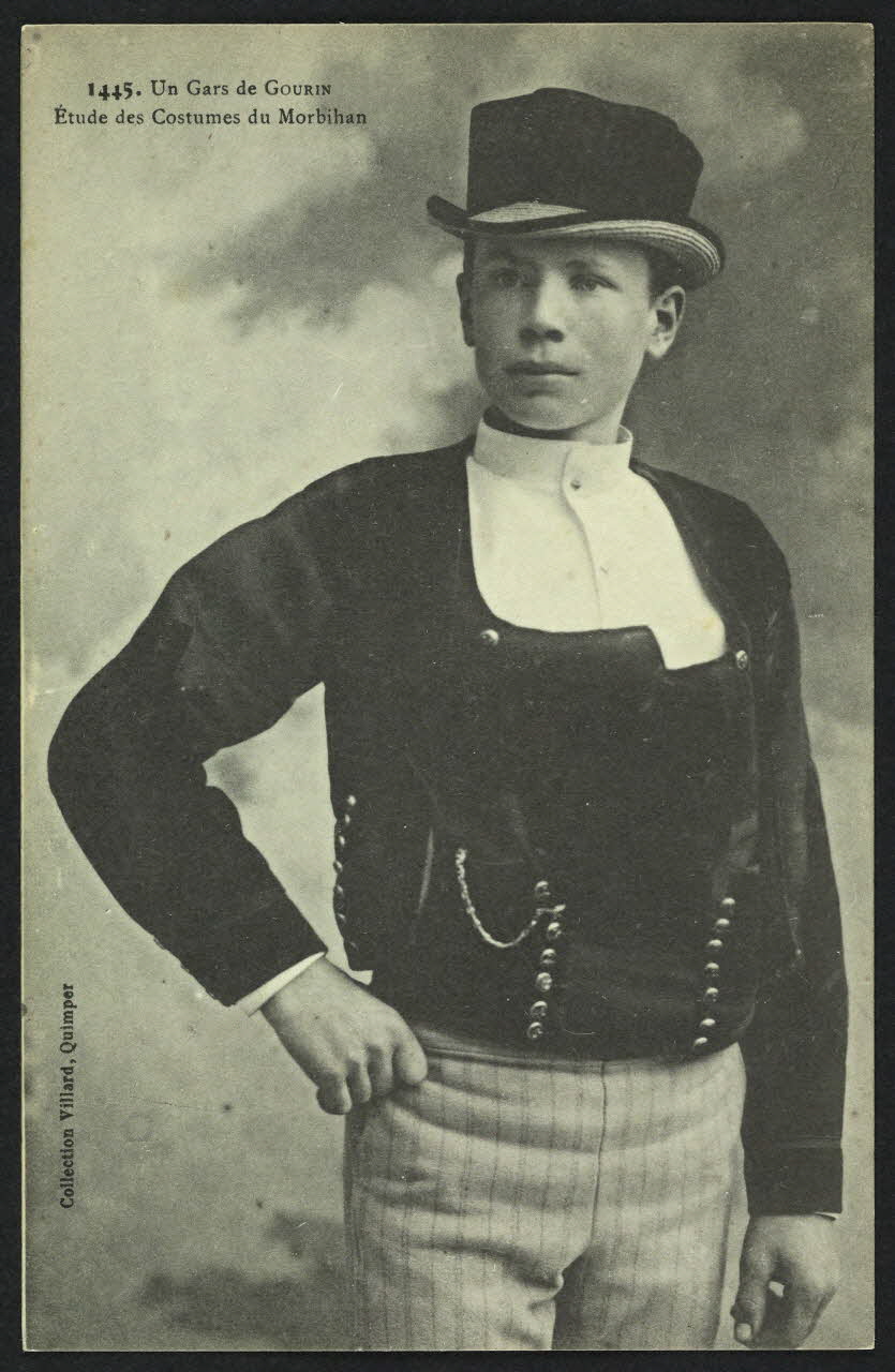 carte postale UN GARS DE GOURIN 4P925 Photo