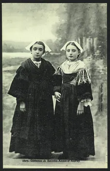 carte postale COSTUMES DE SAINTE-ANNE-D'AURAY 4P924 Photo