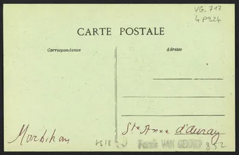 carte postale COSTUMES DE SAINTE-ANNE-D'AURAY 4P924 Photo