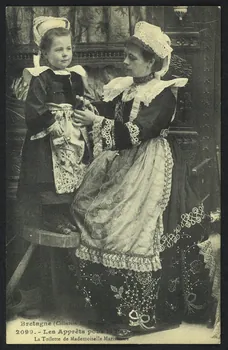 carte postale LES APPRETS POUR LE PARDON, LA TOILETTE DE MADEMOI. 4P1015  Photo
