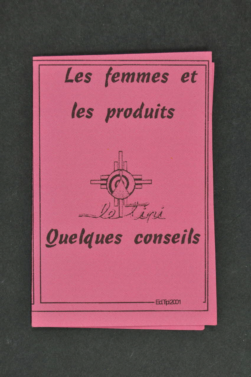 Association "Le Tipi" flyer "Les femmes et les produits. Quelques conseils." Provence-Alpes-Côte d'Azur, France 2001 2002.121.10 Photo Mucem