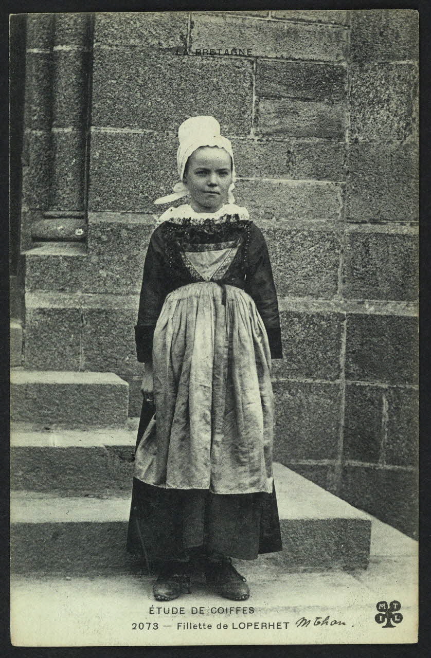 carte postale FILLETTE DE LOPERNET 4P1033 Photo