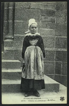 carte postale FILLETTE DE LOPERNET 4P1033 Photo