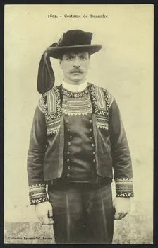 carte postale COSTUME DE BANNALEC 4P1061 Photo