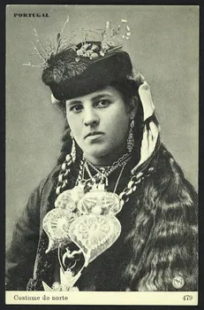 carte postale COSTUME DO MORTE 4P1076 Photo