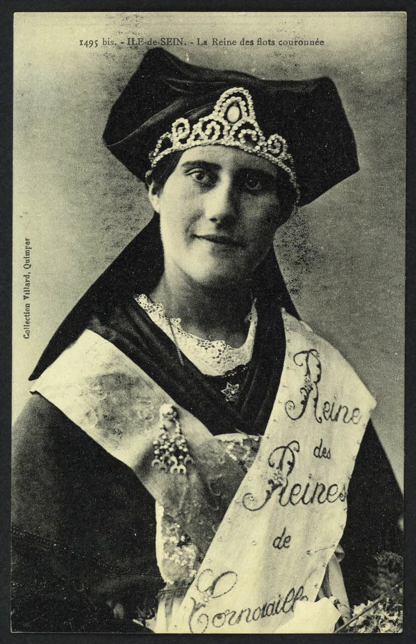 carte postale ILE DE SEIN, LA REINE DES FLOTS COURONNEE 4P1081 Photo