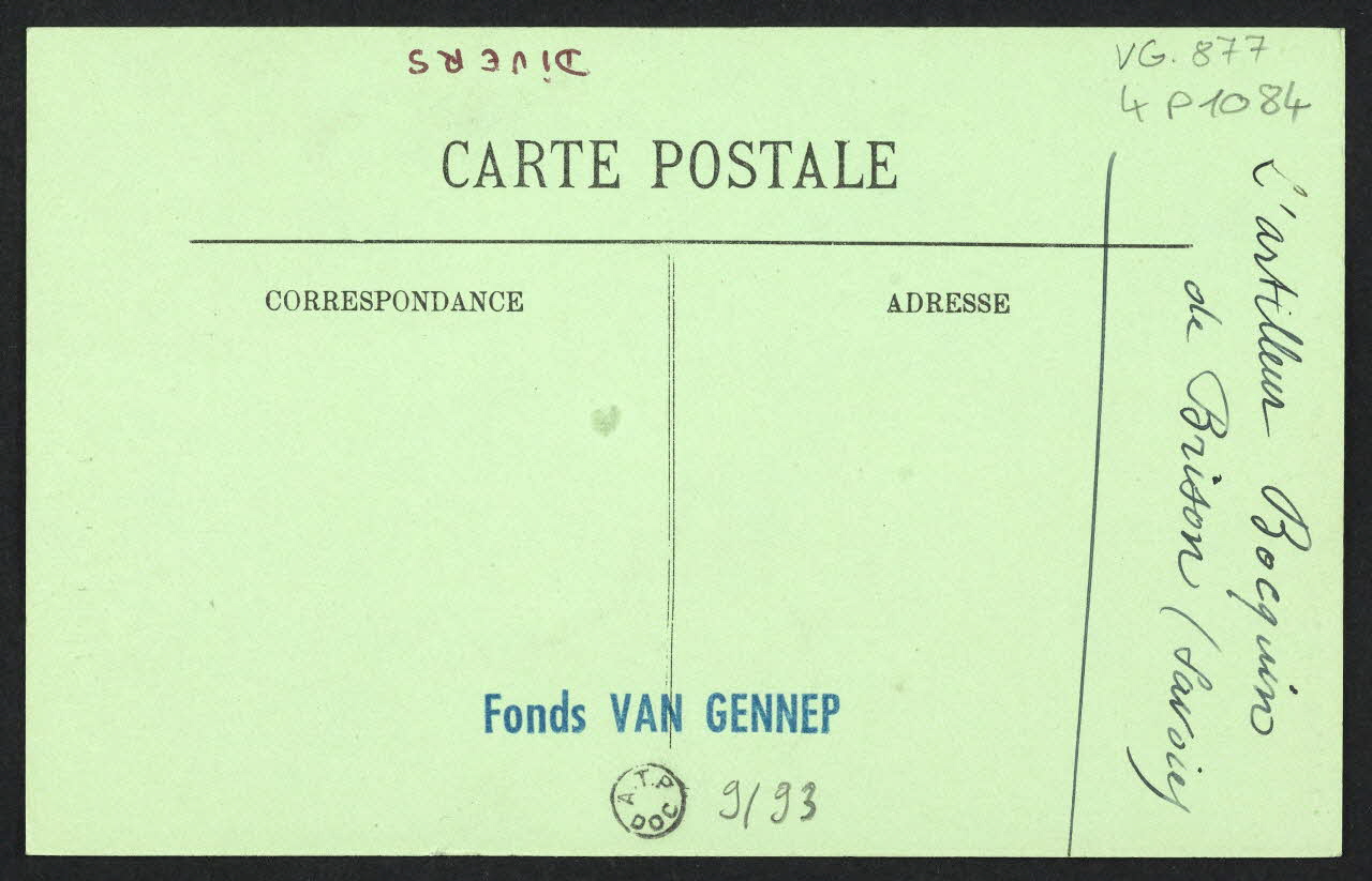 carte postale ARMEE FRANCAISE, UN JOLI RECORD, ARTILLEUR PORTANT . 4P1084 Photo