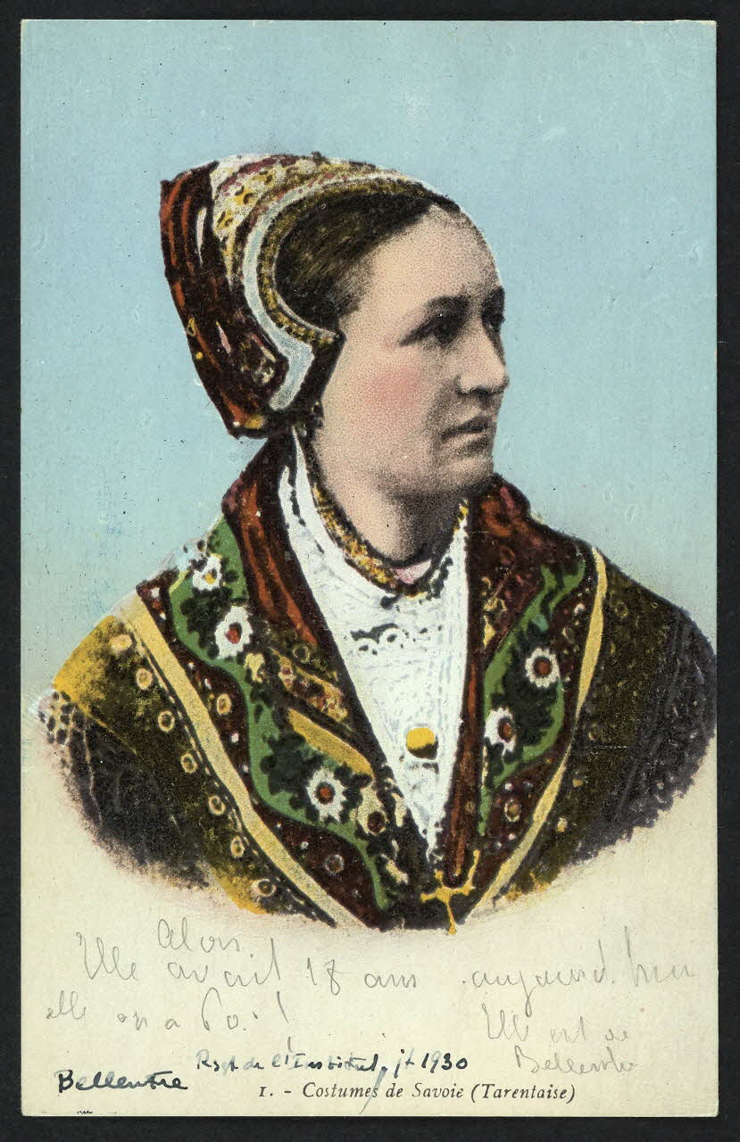 carte postale COSTUMES DE SAVOIE (TARENTAISE) 4P1085 Photo
