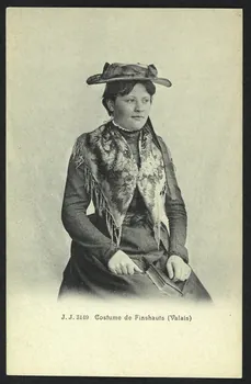 carte postale COSTUME DE FINSHAUTS (VALAIS) 4P1092  Photo
