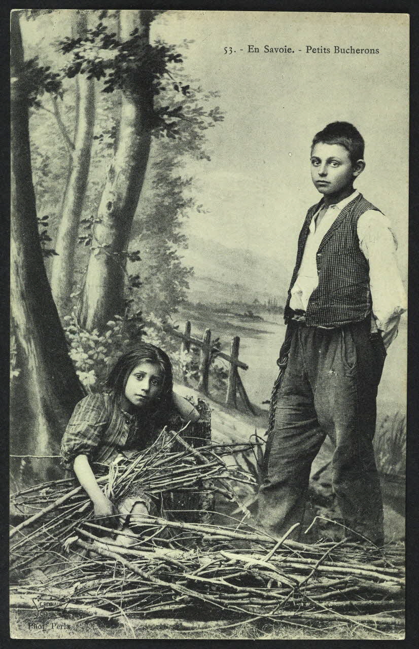 carte postale PETITS BUCHERONS 4P1097 Photo