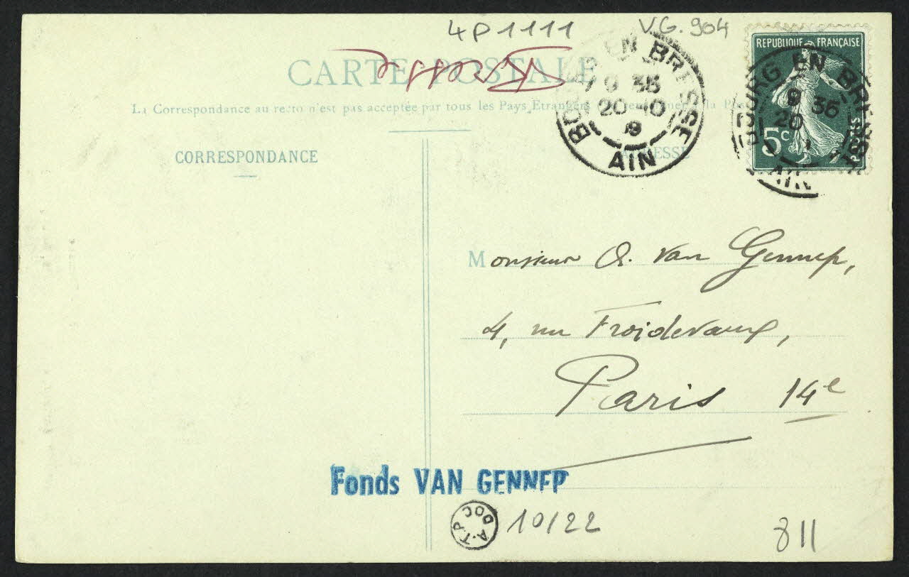 carte postale BRESSANE 4P1111 Photo