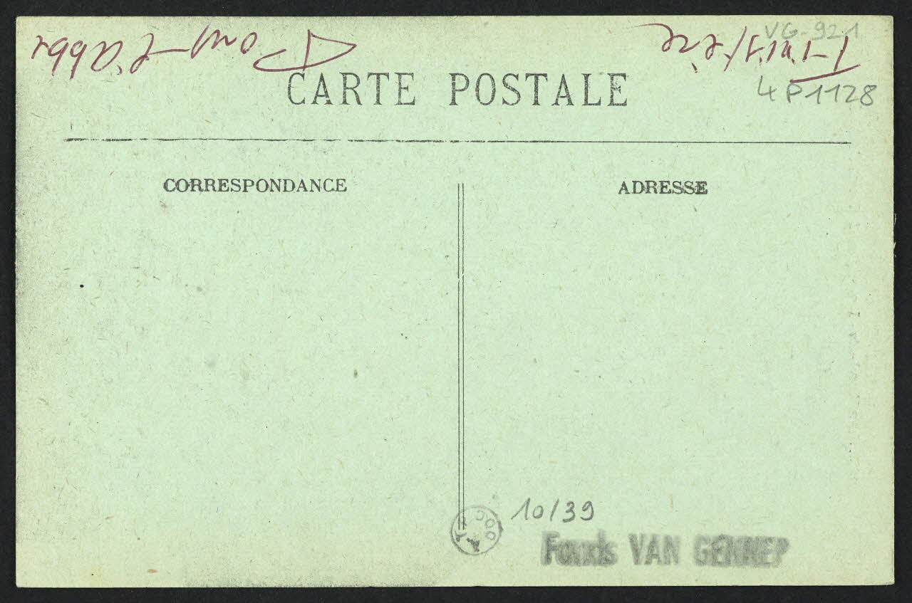 carte postale DEUX TRANDOUES, JEUNES GENS DE PONT-L'ABBE 4P1128 Photo