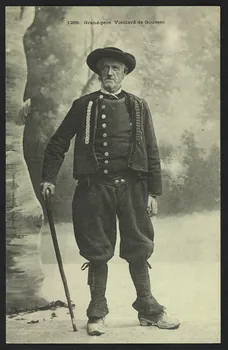 carte postale GRAND-PERE, VIEILLARD DE GOUEZEC 4P1132 Photo