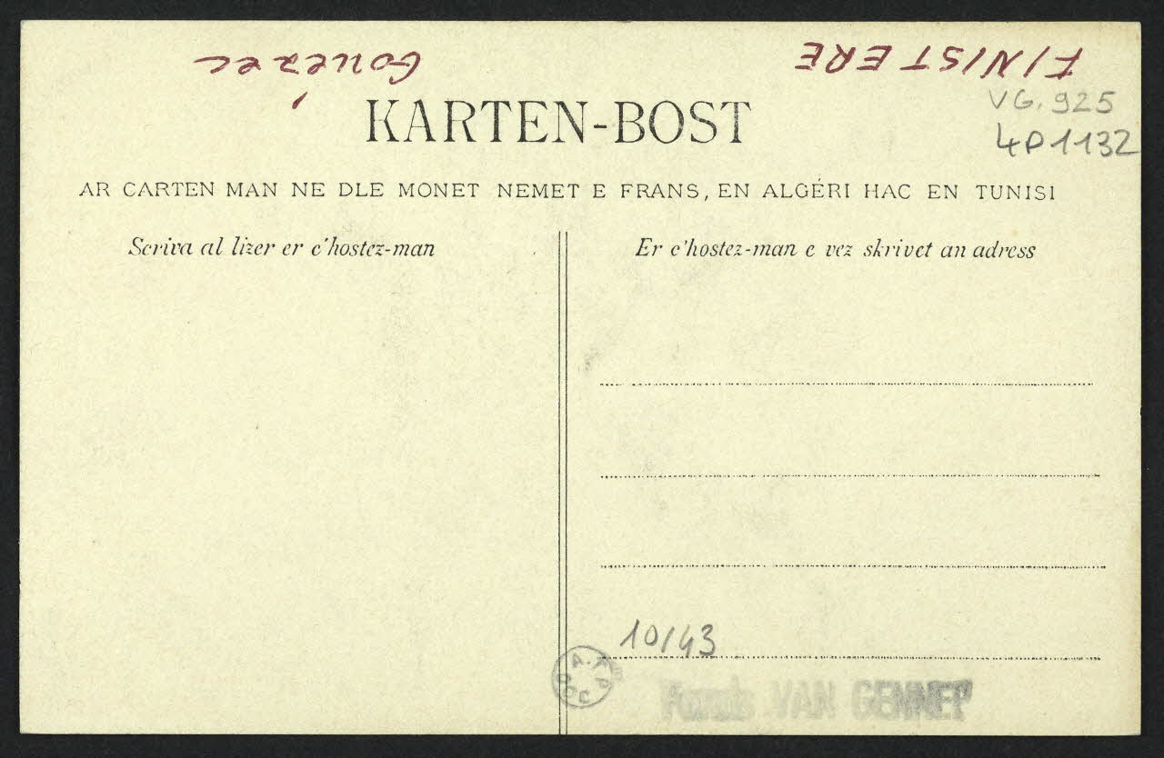 carte postale GRAND-PERE, VIEILLARD DE GOUEZEC 4P1132 Photo