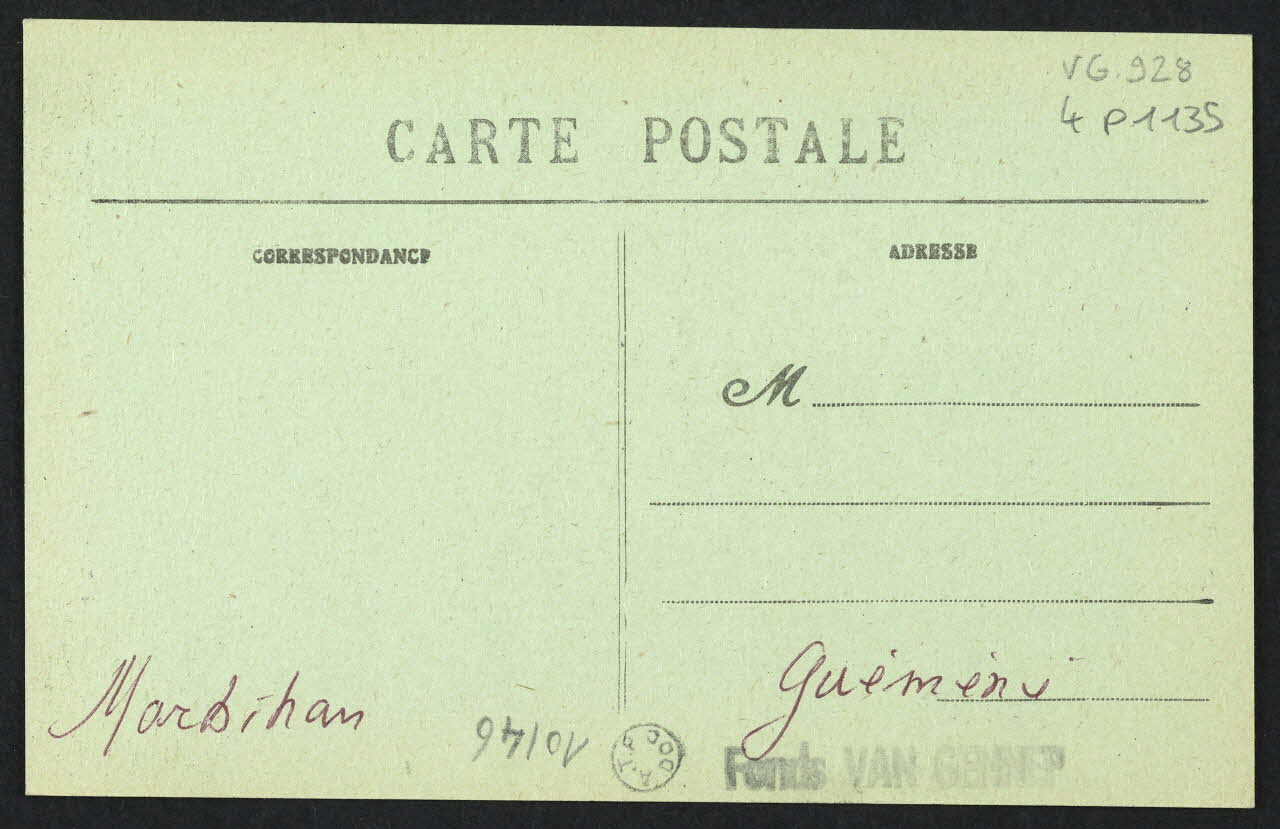 carte postale GUEMENE-SUR-SCORFF, LA PRISE, BUTUN MAD 4P1135  Photo