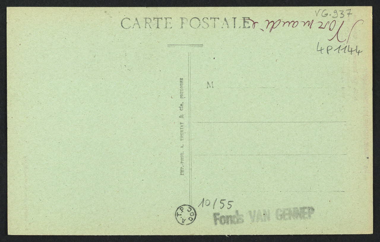 carte postale LE BONNET A GORGERE 4P1144 Photo