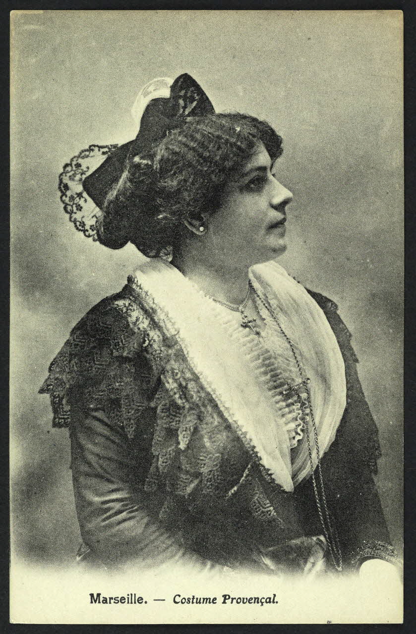 carte postale MARSEILLE, COSTUME PROVENCAL 4P1149 Photo