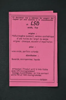 Association "Le Tipi" flyer LSD France 2001 2002.121.11.11  Photo Mucem