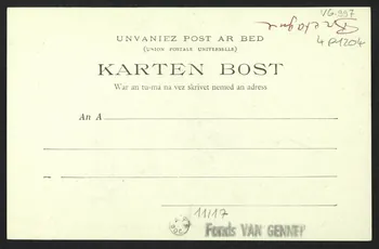 carte postale BRETAGNE, LOUP DE MER ] RECTO EN BRETON 4P1204 Photo