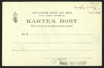 carte postale LES BONNES GENS DE CHEZ NOUS, UN BON VIEUX, RECTO EN BRETON 4P1205 Photo