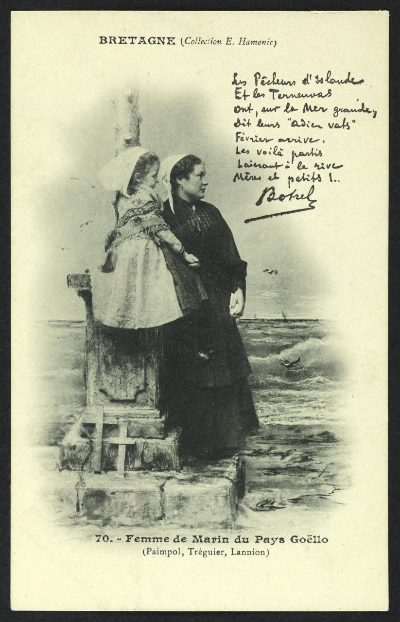 carte postale FEMME DE MARIN DU PAYS GOELLO, RECTO EN BRETON 4P1210 Photo