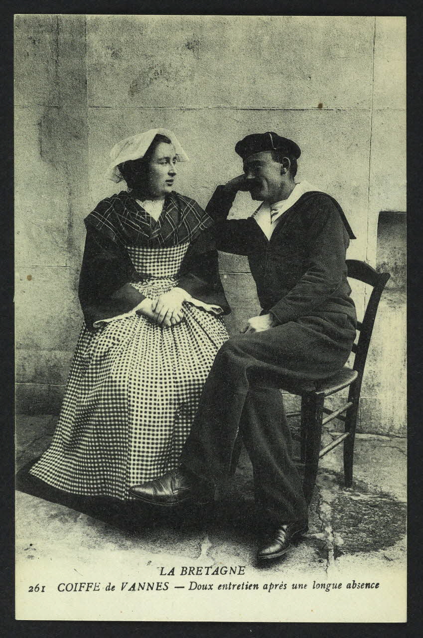 carte postale COIFFE DE VANNES, DOUX ENTRETIEN APRES UNE ABSENCE 4P1223 Photo