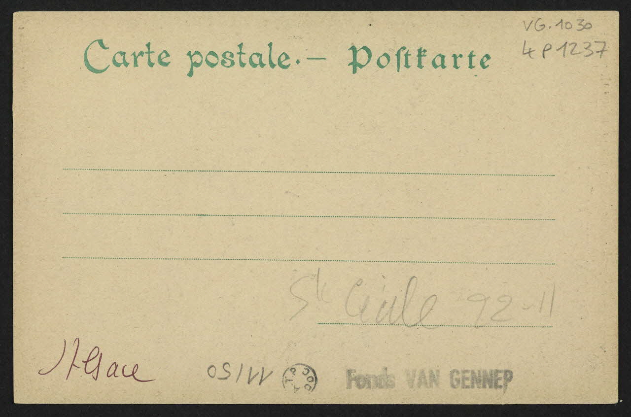 carte postale LA SERENADE DE LA SAINTE-CECILE-D'SANTSESYLSARNAD 4P1237 Photo