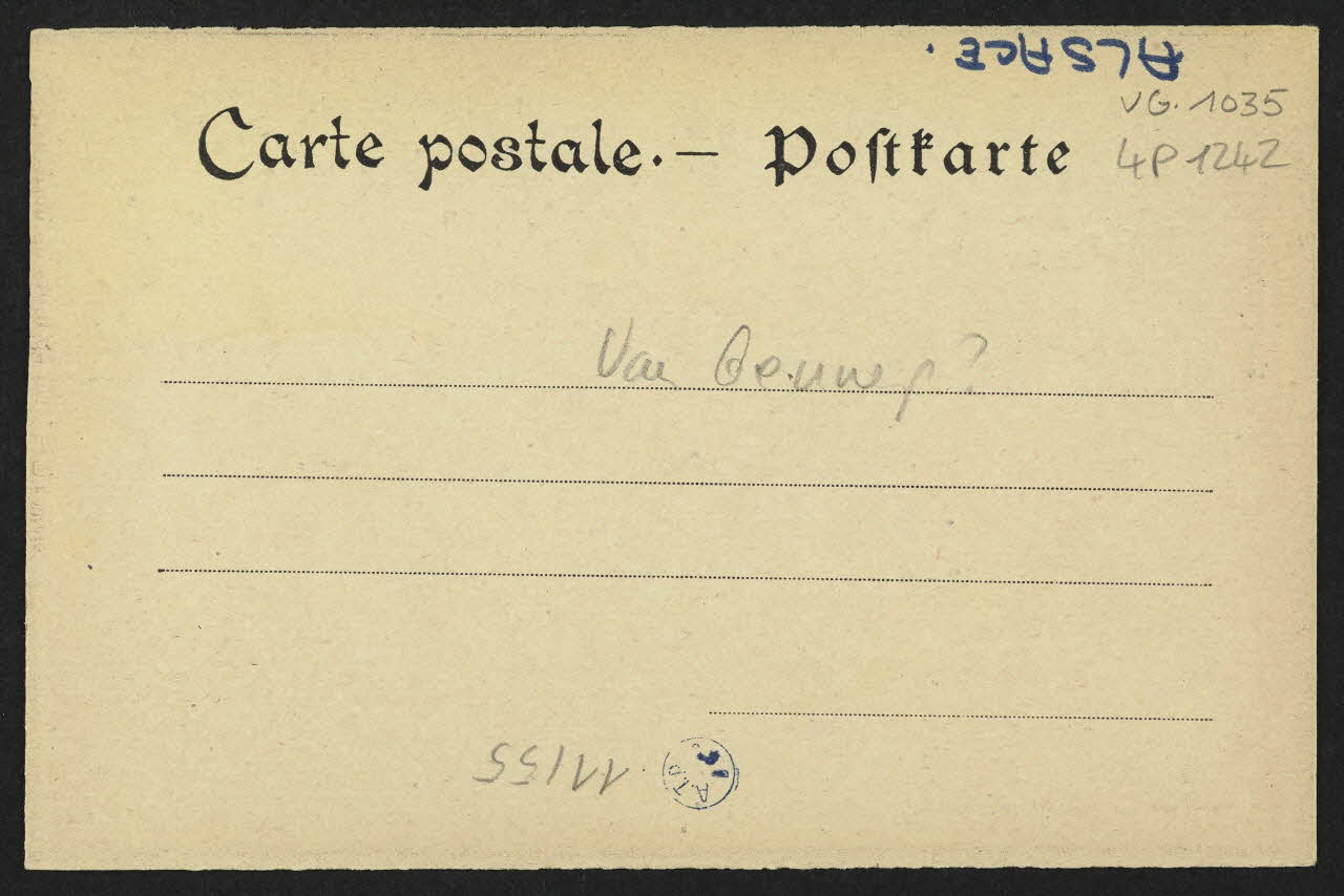 carte postale PLANTATION DU SAPIN DE MAI-D'R MAIE AU BERGER-LEVRAULT, PARIS 4P1242 Photo