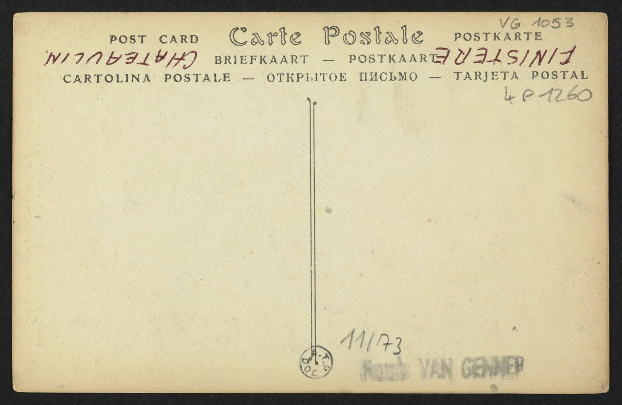carte postale VIEILLE FEMME DES ENVIRONS DE CHATEAULIN 4P1260 Photo