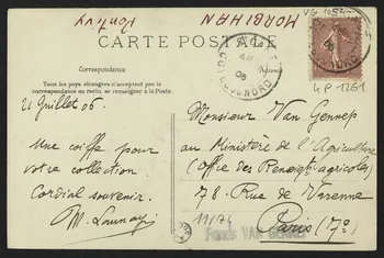 carte postale FILEUSE DE PONTIVY-ETUDE DES COIFFE DE BRETAGNE 4P1261 Photo