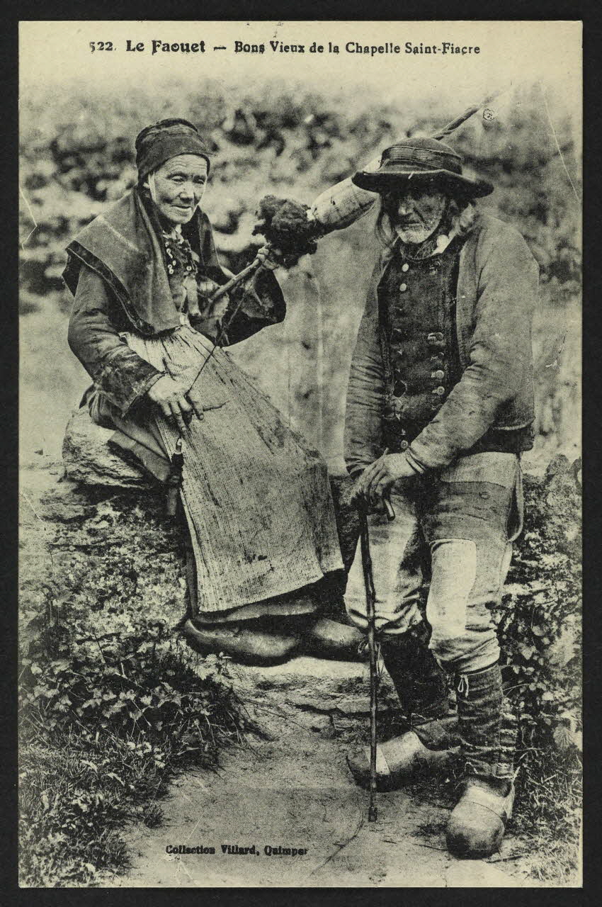 carte postale LE FAOUET, BONS VIEUX DE LA CHAPELLE SAINT-FIACRE 4P1270 Photo
