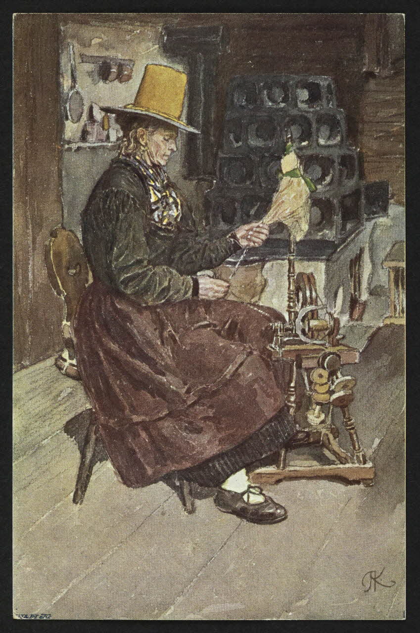 carte postale ORIGINAL DE ADOLF KASPAR, GASTEIN-PONGAUER TRACHTEN 4P1274 Photo