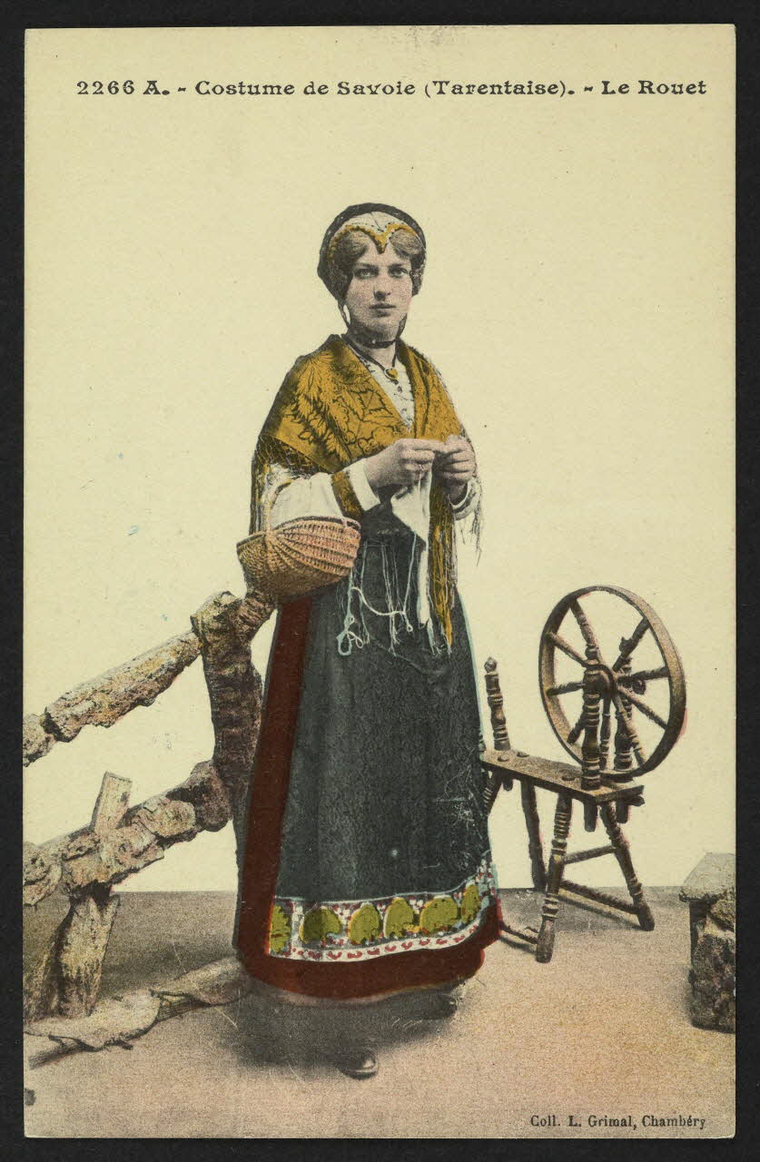 carte postale COSTUME DE SAVOIE (TARENTAISE)-LE ROUET 4P1302  Photo