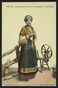 carte postale COSTUME DE SAVOIE (TARENTAISE)-LE ROUET 4P1302  Photo