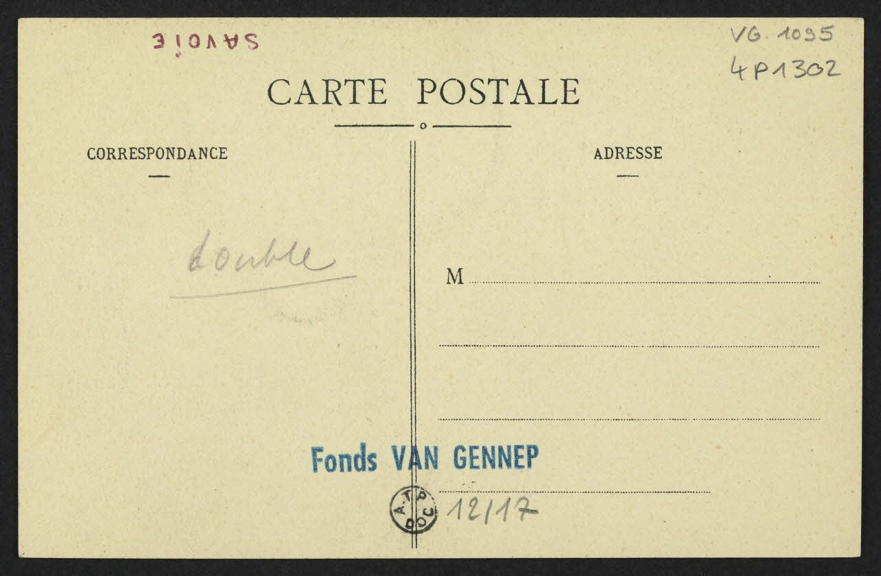 carte postale COSTUME DE SAVOIE (TARENTAISE)-LE ROUET 4P1302  Photo