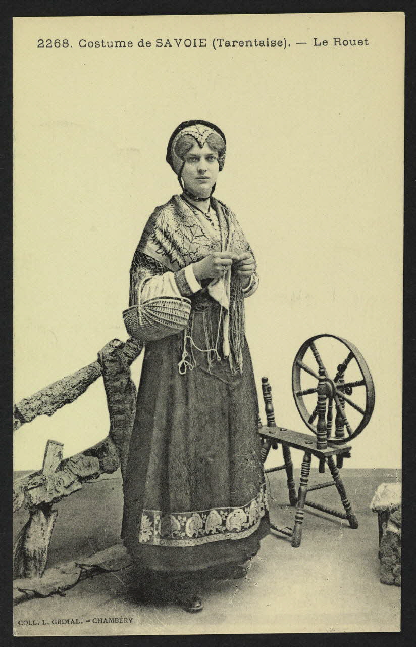 carte postale COSTUME DE SAVOIE (TARENTAISE)-LE ROUET 4P1303 Photo