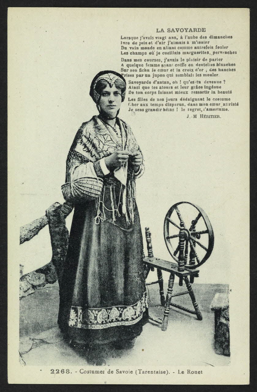 carte postale COSTUME DE SAVOIE (TARENTAISE)-LE ROUET 4P1304 Photo