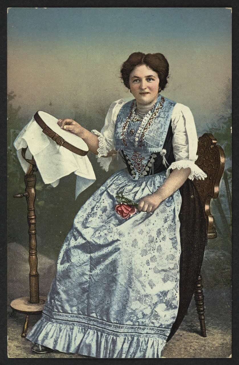 carte postale APPENZELLERIN 4P1320 Photo