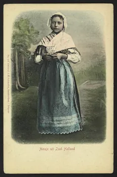 carte postale MEISJE UIT ZUID HOLLAND 4P1321 Photo