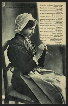 carte postale COSTUMES DE SAVOIE-ENVIRONS DE CHAMBERY ET AIX-LES 4P1333 Photo