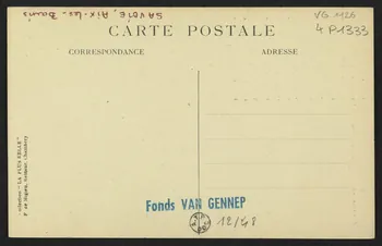 carte postale COSTUMES DE SAVOIE-ENVIRONS DE CHAMBERY ET AIX-LES 4P1333  Photo