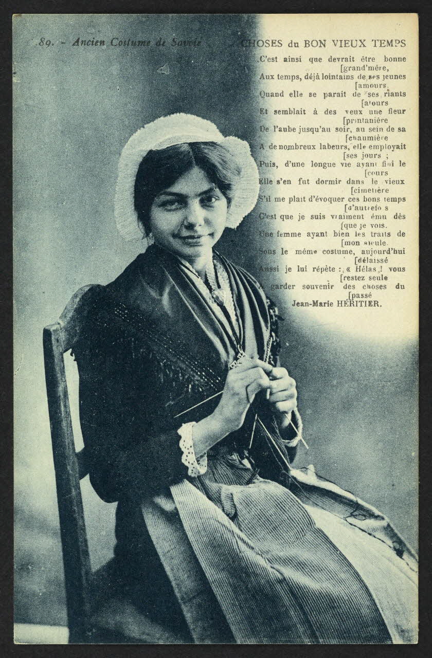 carte postale ANCIEN COSTUME DE SAVOIE 4P1334 Photo
