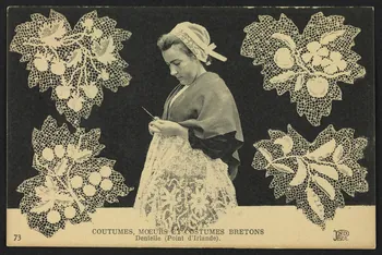 carte postale L'AUVERGNE PITTORESQUE-DENTELLIERES AUVERGNATES 4P1351 Photo
