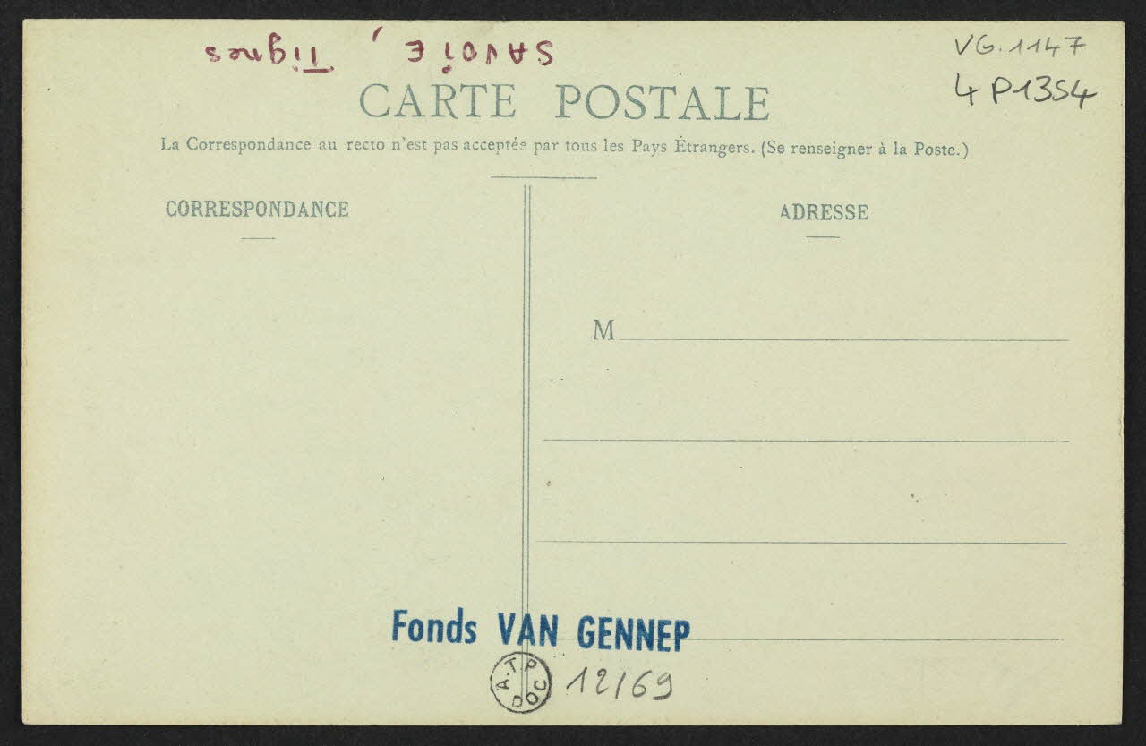 carte postale SAVOIE-TIGNES-LA FABRICATION DES DENTELLES 4P1354 Photo