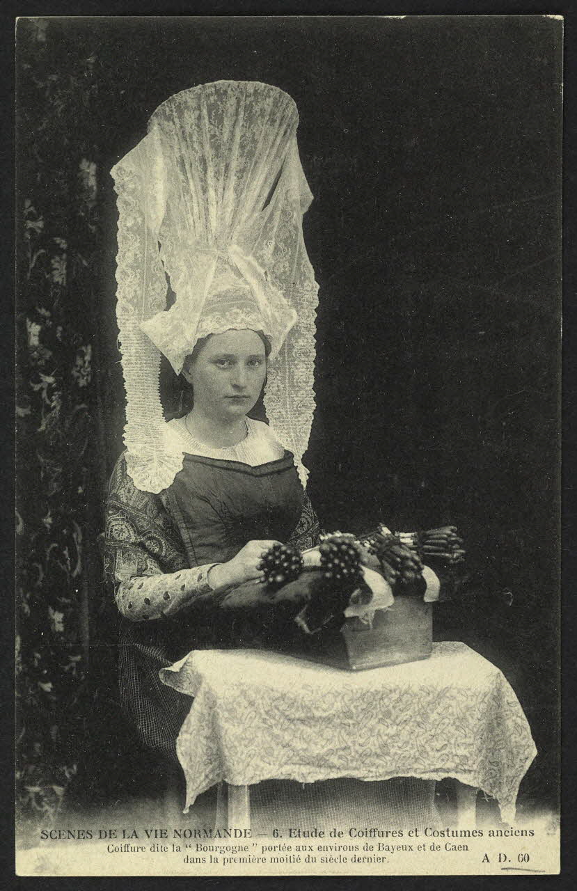 carte postale ETUDE DE COIFFURES ET COSTUMES ANCIENS 4P1362 Photo