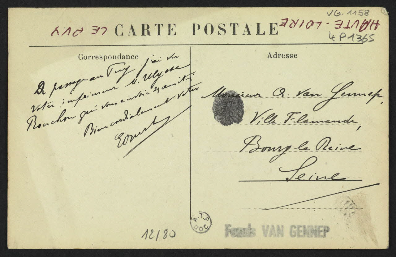 carte postale DENTELLE DU PUY-LINGERIE TORCHON-NOTRE-DAME DE FRA 4P1365 Photo