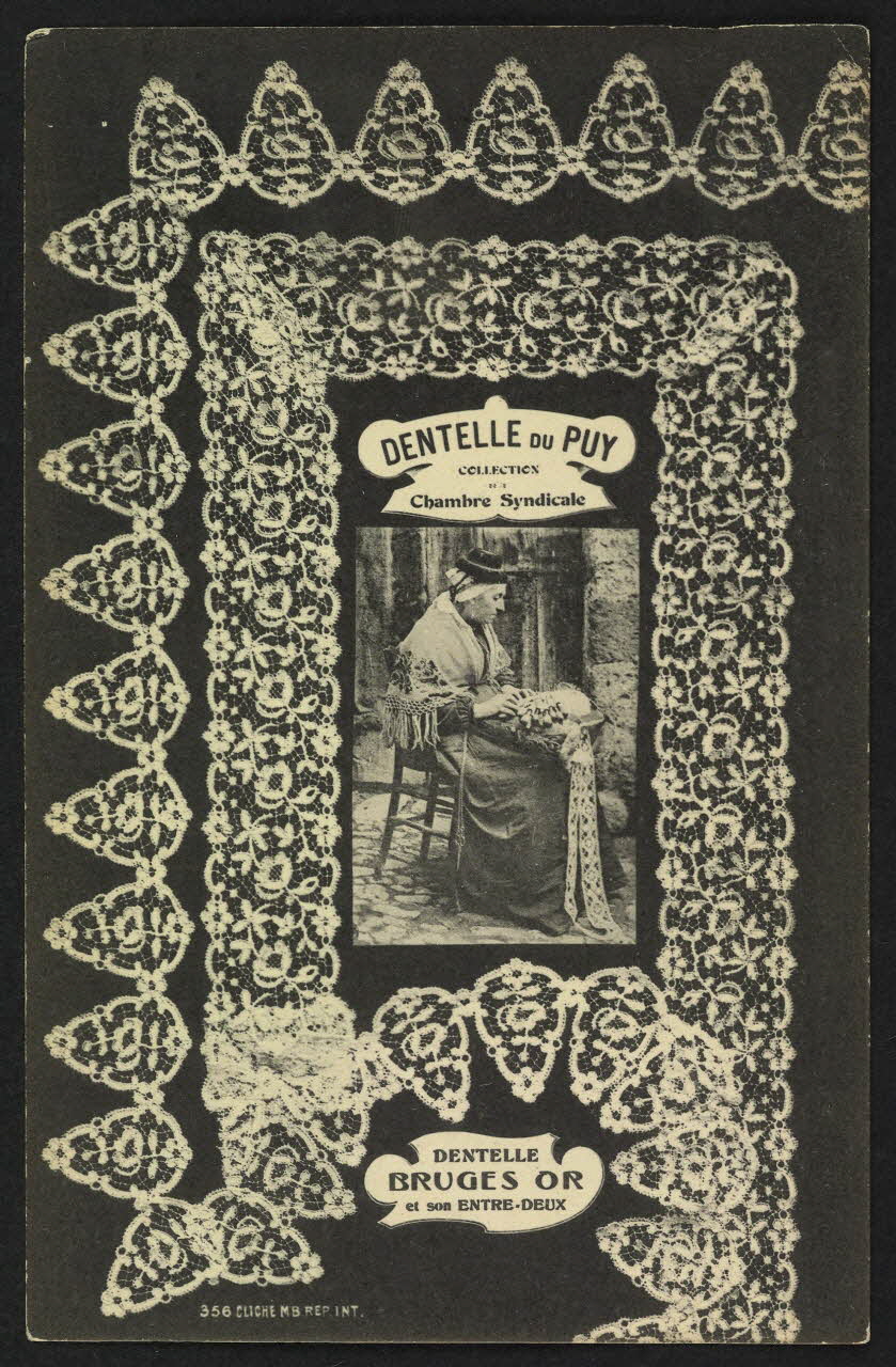 carte postale DENTELLE DU PUY-COLLECTION DE LA CHAMBRE SYNDICALE 4P1366 Photo