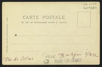 carte postale BOULOGNE-MATELOT A BORD 4P1380  Photo